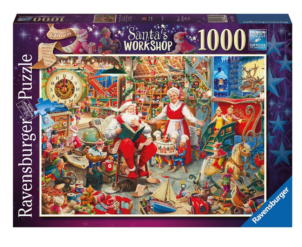 Santa's Workshop 1000 piece Jigsaw Puzzle