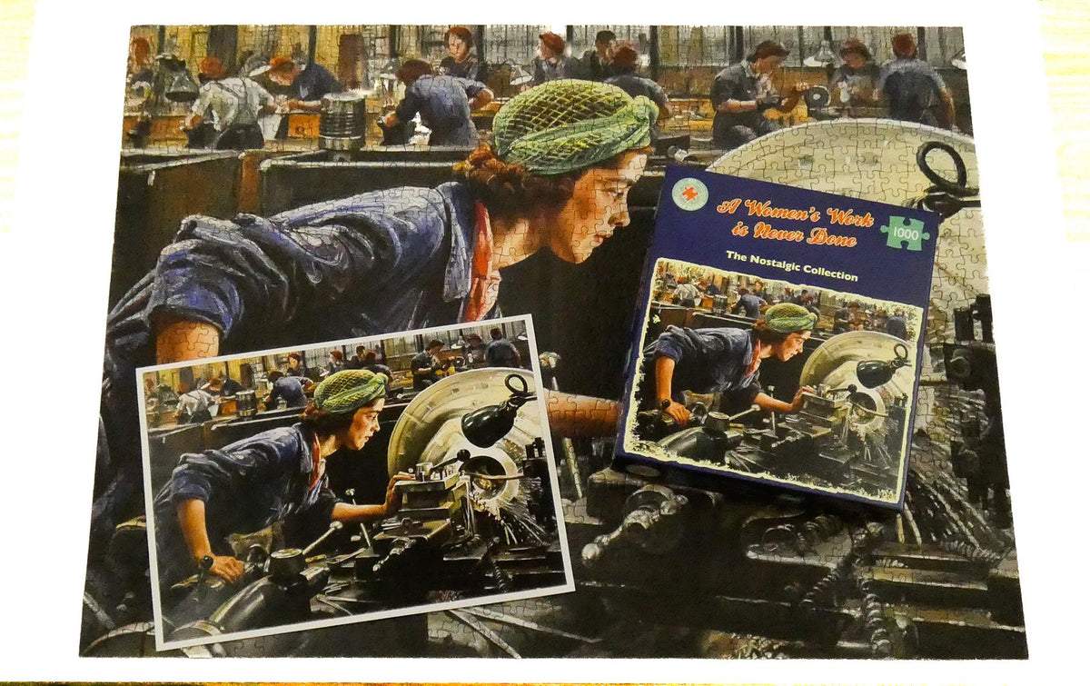 A Woman's Work is Never Done 1000 Piece Jigsaw Puzzle – All Jigsaw Puzzles