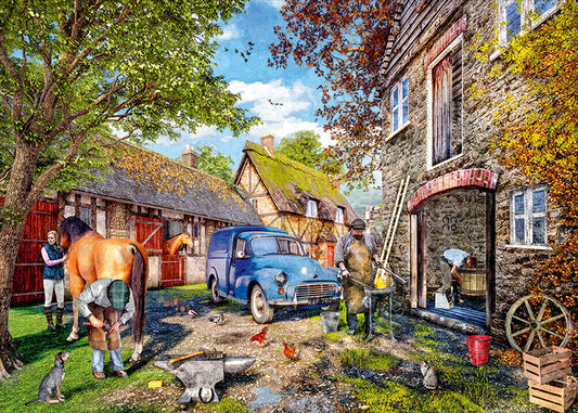 Blacksmiths Cottage 1000 Piece Jigsaw Puzzle