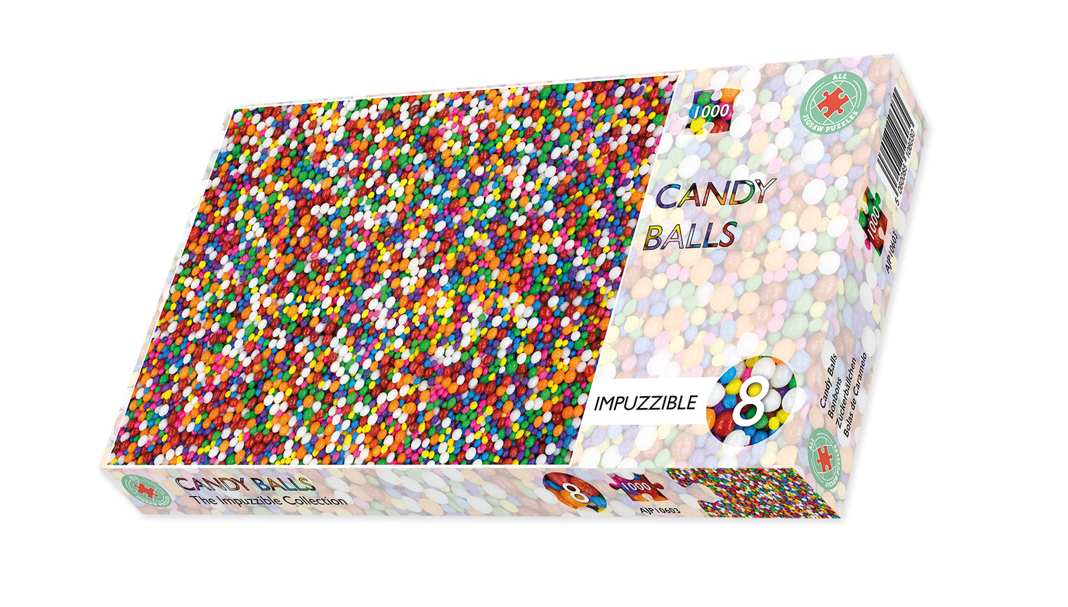 Candy Balls  - Impuzzible No.8 - 1000 Piece Jigsaw puzzle box