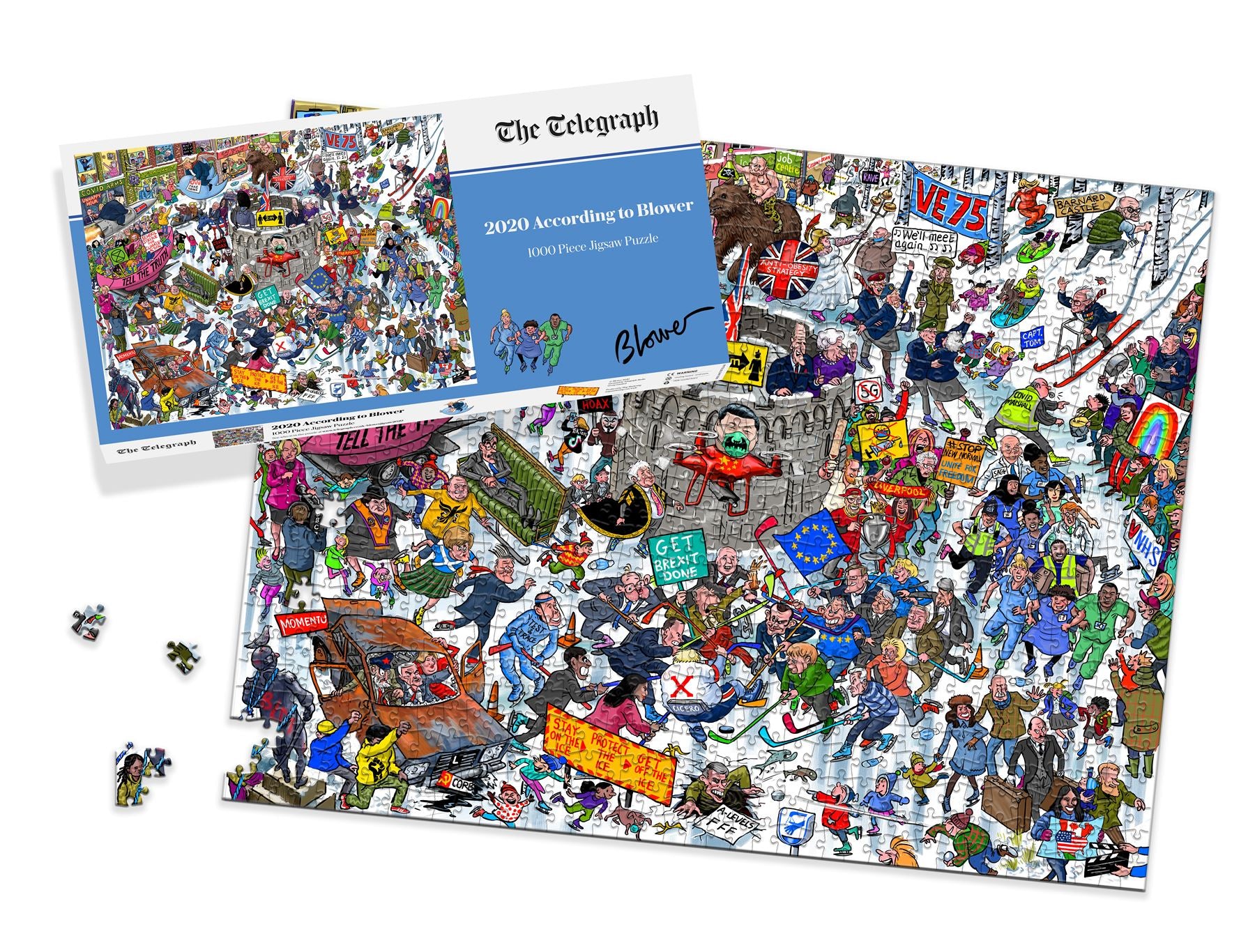 2020 According to Blower 1000 Piece Jigsaw Puzzle