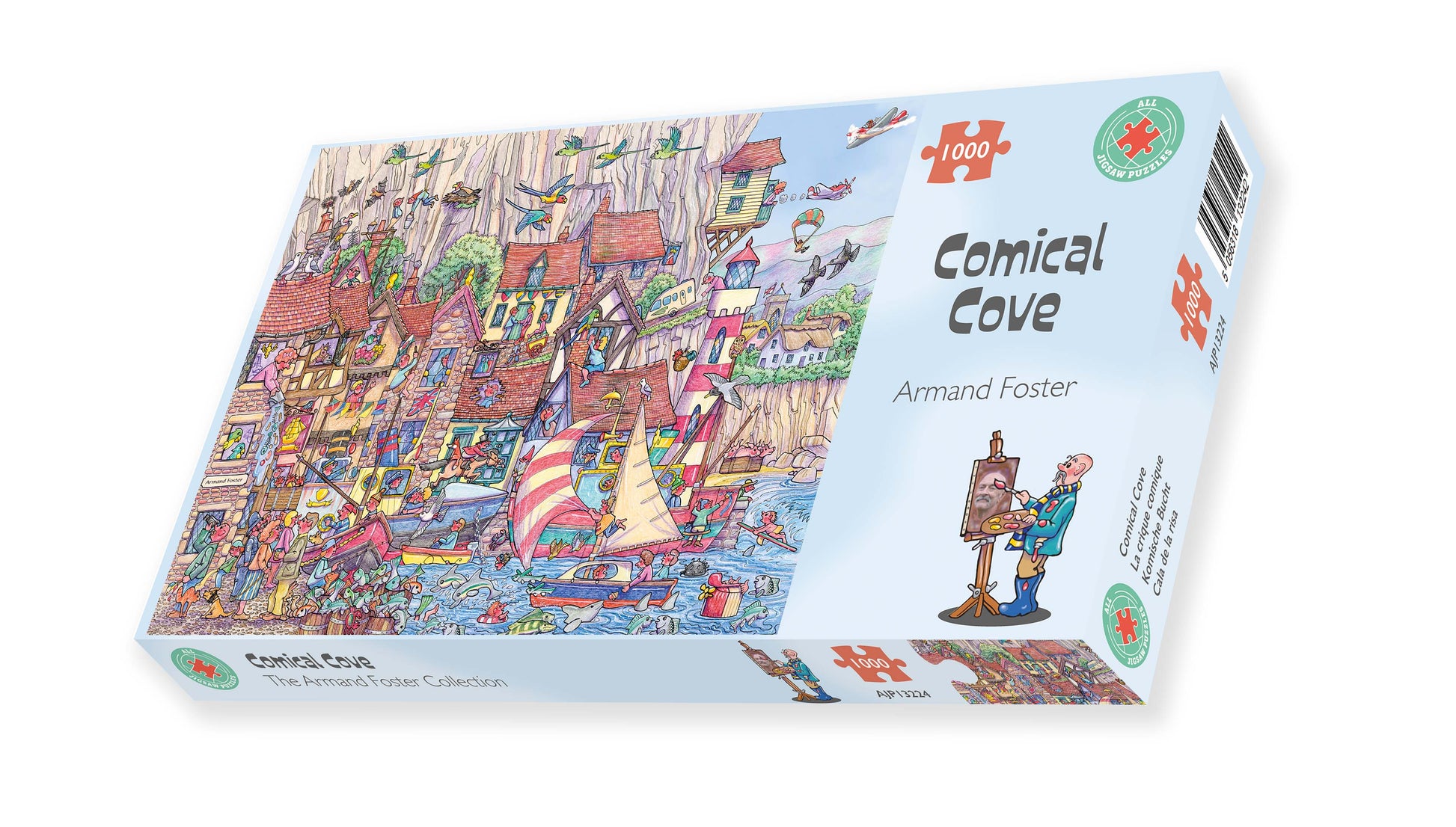 Comical Cove - Armand Foster 1000 Piece Jigsaw Puzzle box