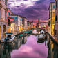 An evening by the canal jigsaw puzzle
