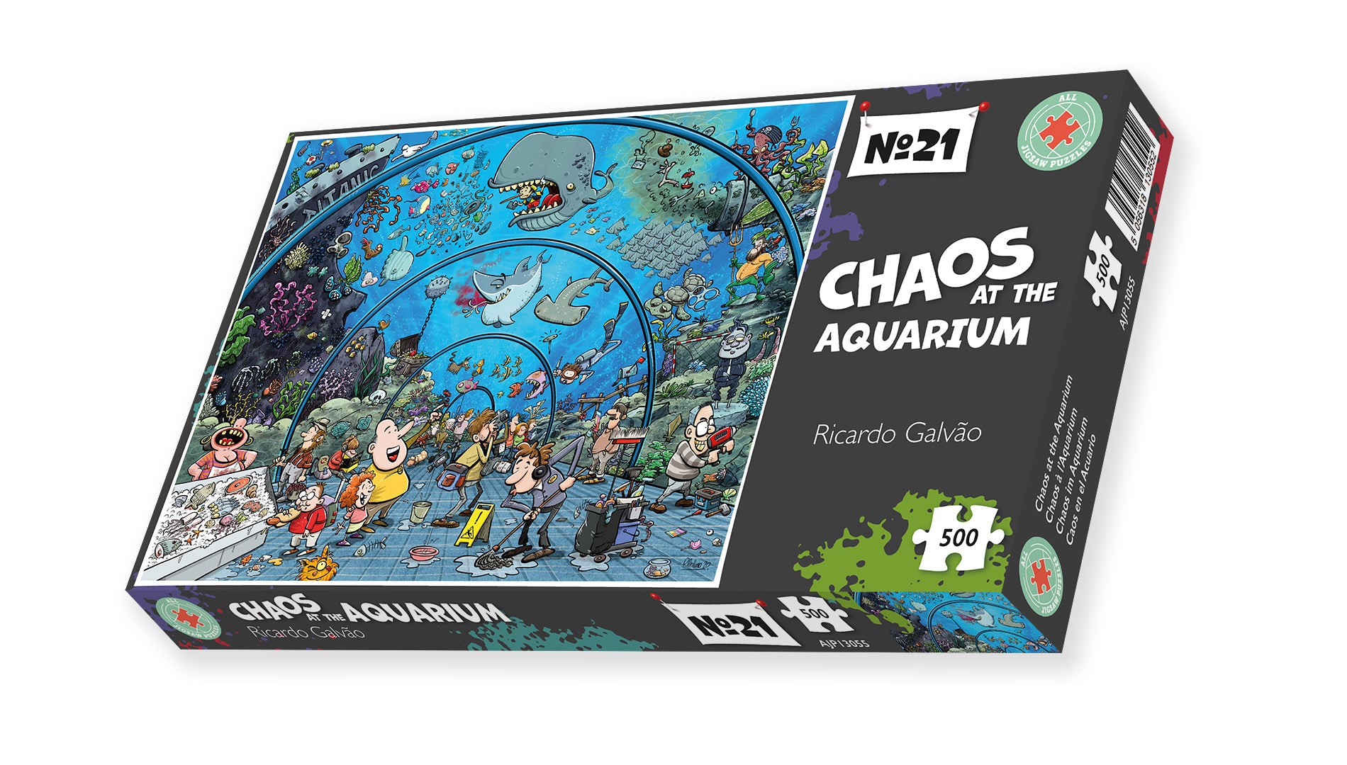 Chaos At The Tennis Tournament 1000 Teile Puzzle – Motiv: Wimbledon Chaos Nr. 6, 66 X 50 Cm