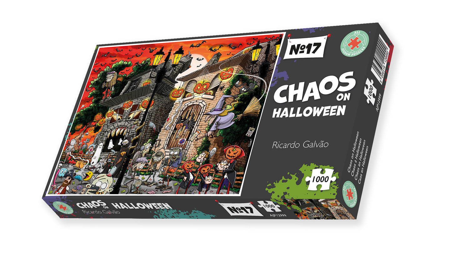 Chaos on Halloween - No.17 1000 Piece Jigsaw Puzzles