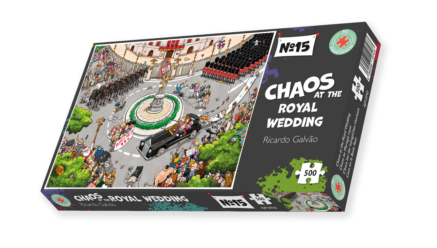 Chaos at the Royal Wedding - No.15  500 Piece Jigsaw Puzzle