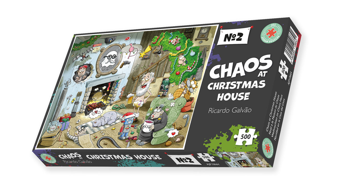 Christmas at Chaos House - No.2 500 Piece Jigsaw Puzzle