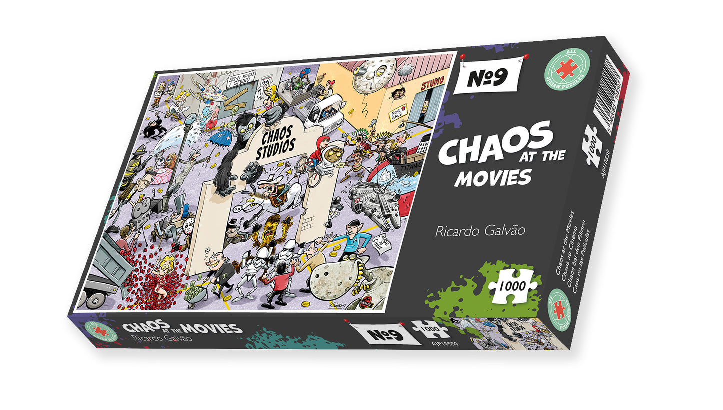 Chaos at the Movies - No.9 1000 Piece Jigsaw Puzzles