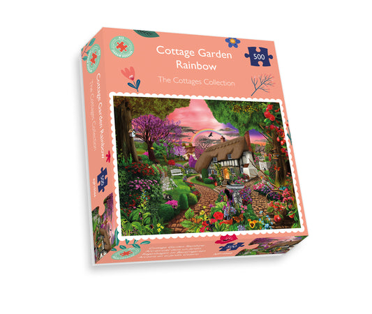 Cottage Garden Rainbow 500 Pieces Jigsaw Puzzles