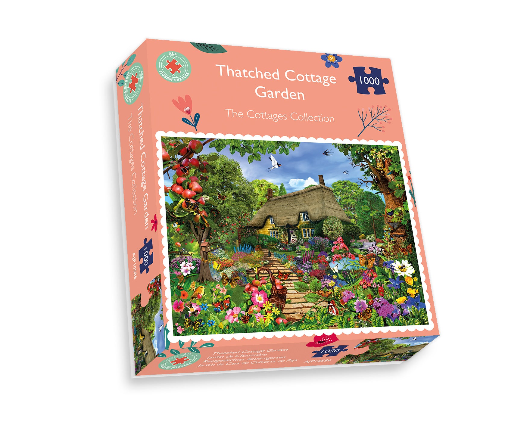 Thatched Cottage Garden 1000 Piece Jigsaw Puzzles