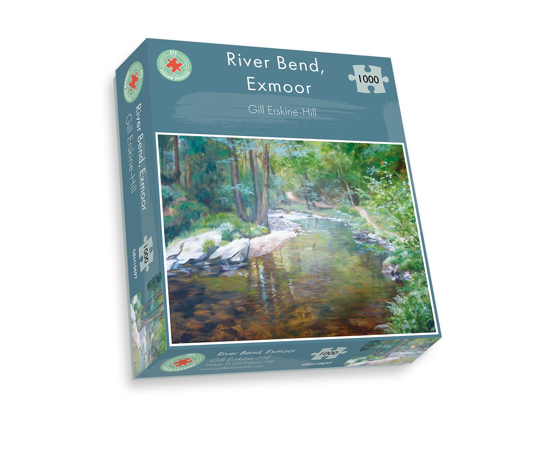 River Bend, Exmoor 1000 Piece Jigsaw Puzzle - Gill Erskine-HIll