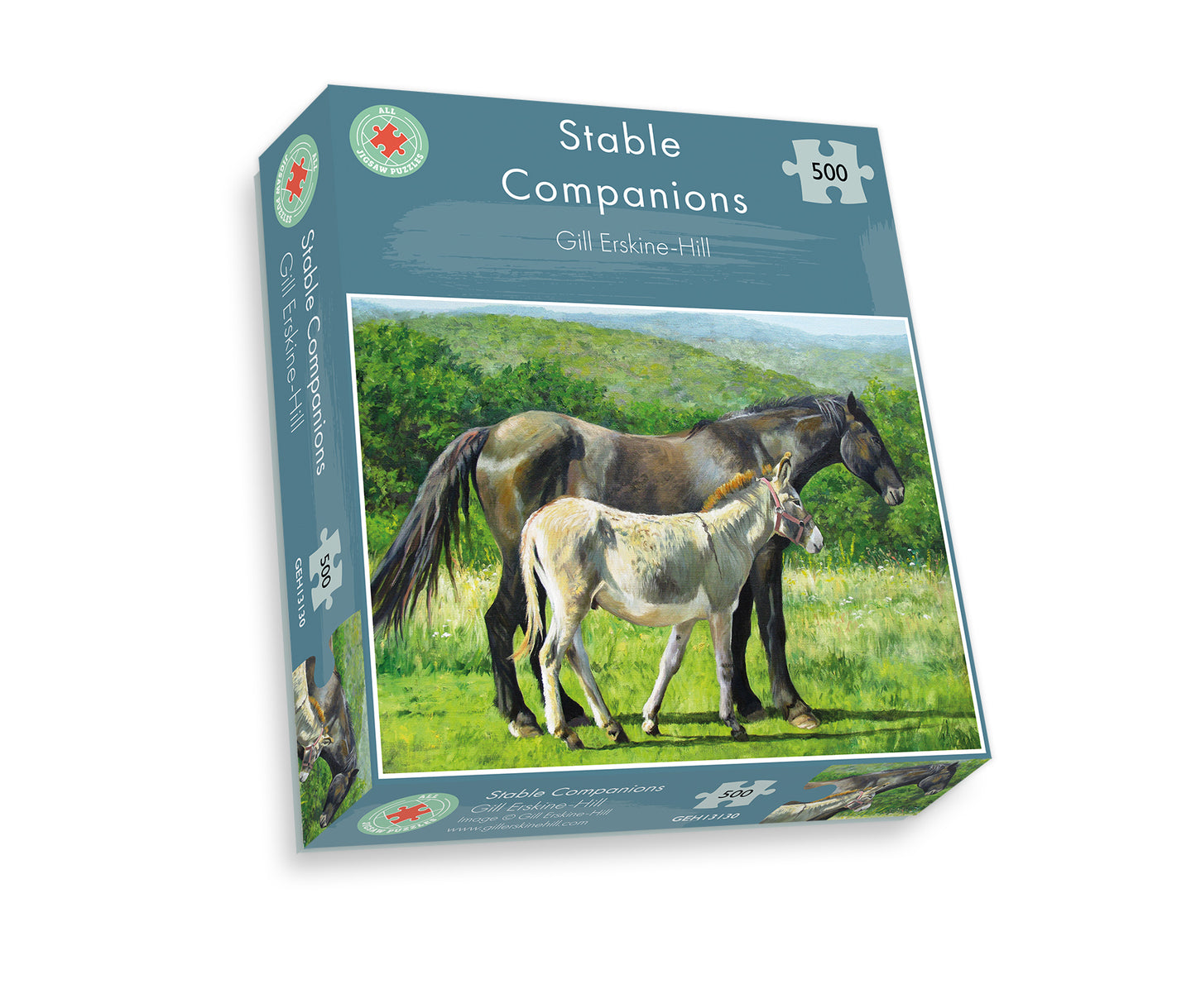 Stable Companions 1000 or 500 Piece Jigsaw Puzzle