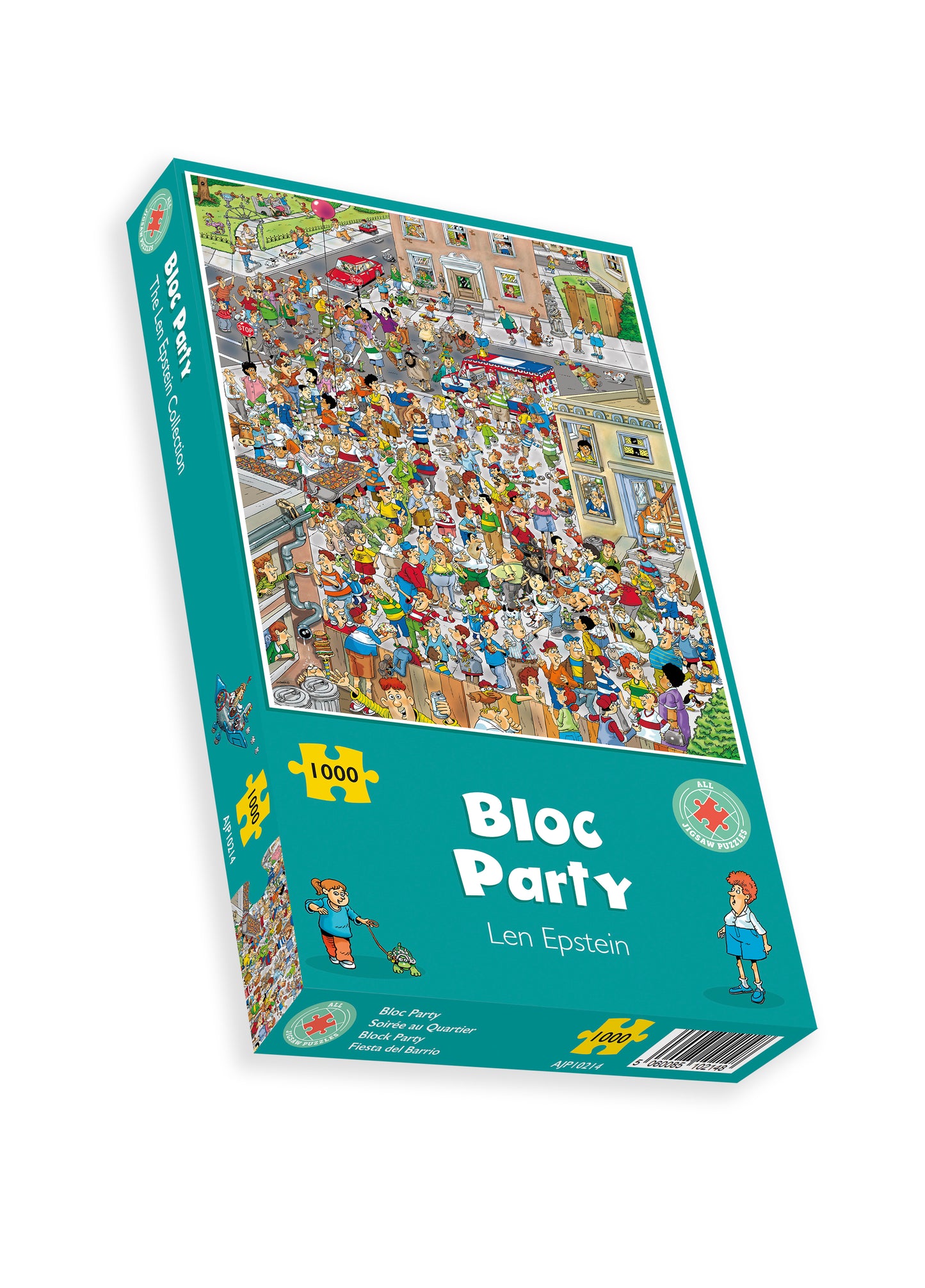 Bloc Party - Len Epstein 1000 Piece Jigsaw Puzzle box