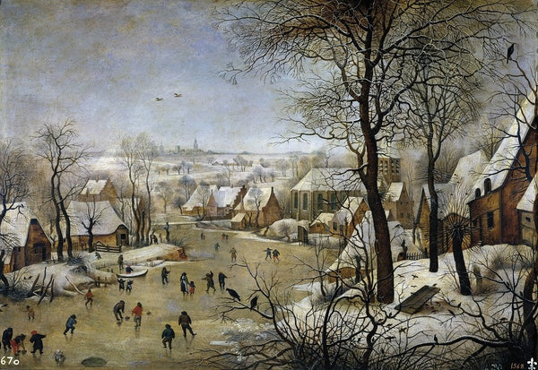 林祐介　KARHU & Picturesque Winter Landscape Winter Landscape with a Bird Trap - Pieter Brueghel The Younger
