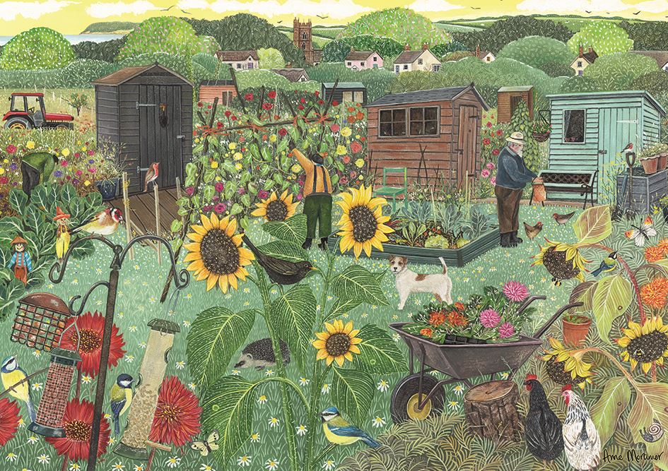 Up the Allotment 1000 Piece Jigsaw Puzzle
