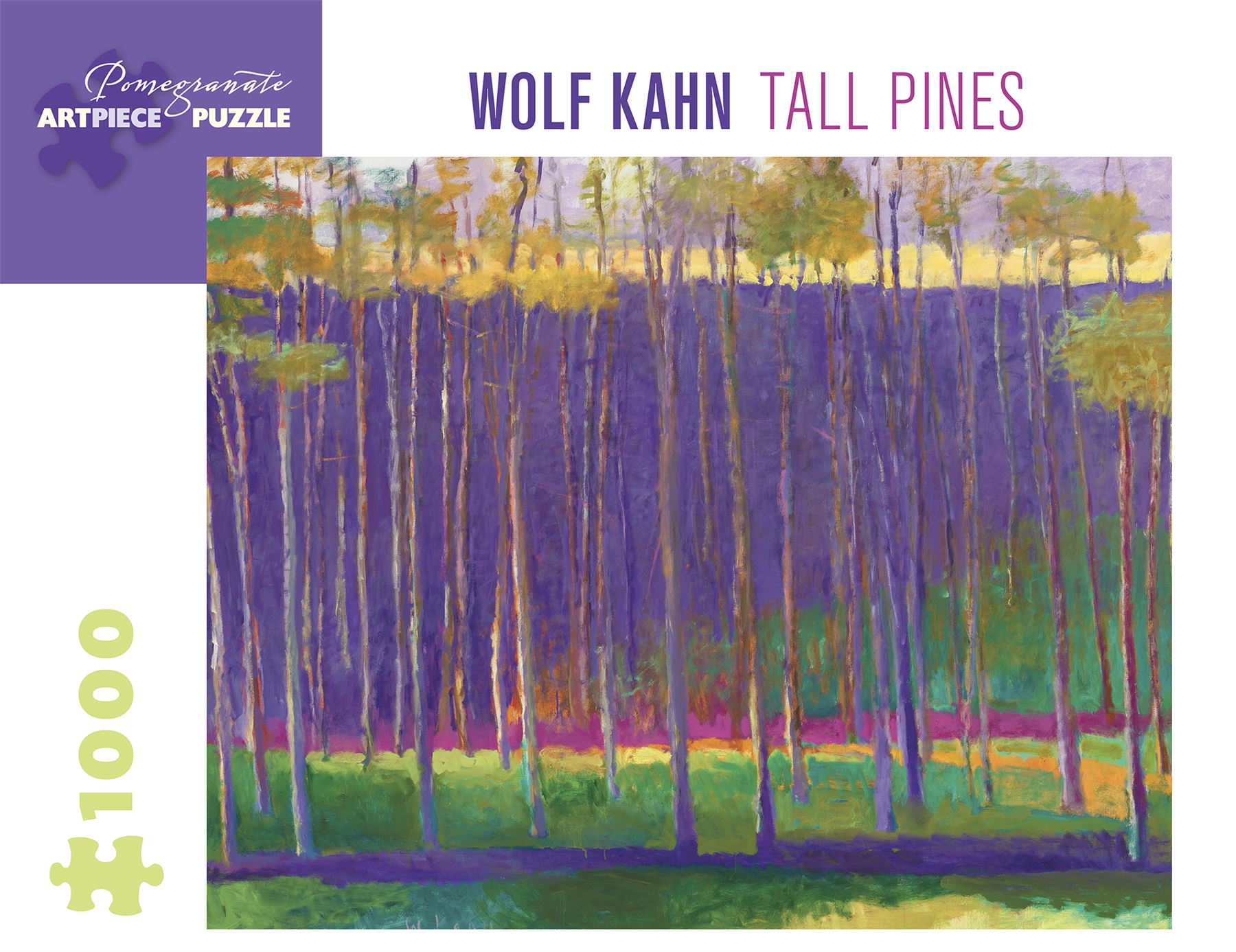 Wolf Kahn: Tall Pines 1000 Piece Jigsaw