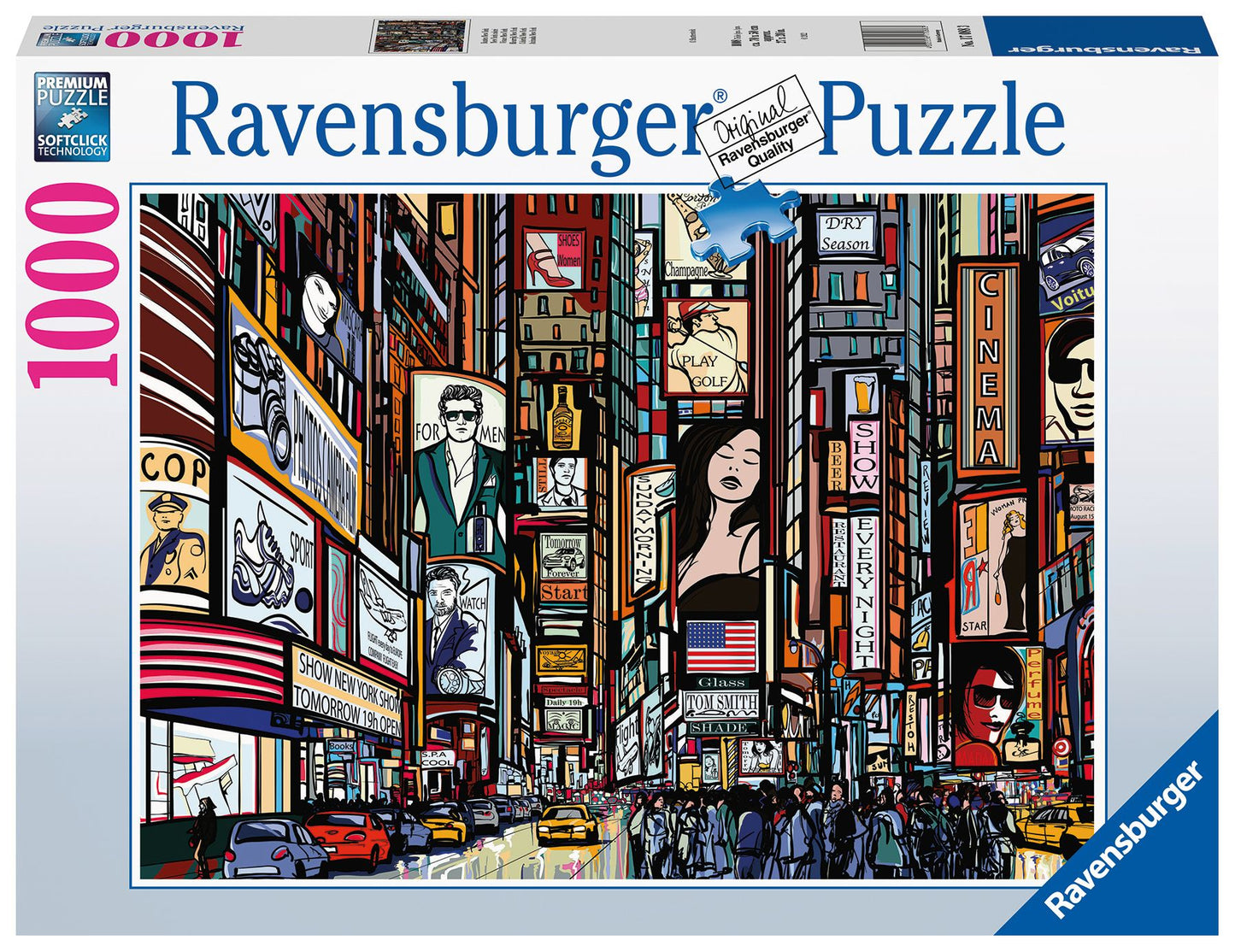 Ravensburger Colourful New York 1000 piece Jigsaw Puzzle