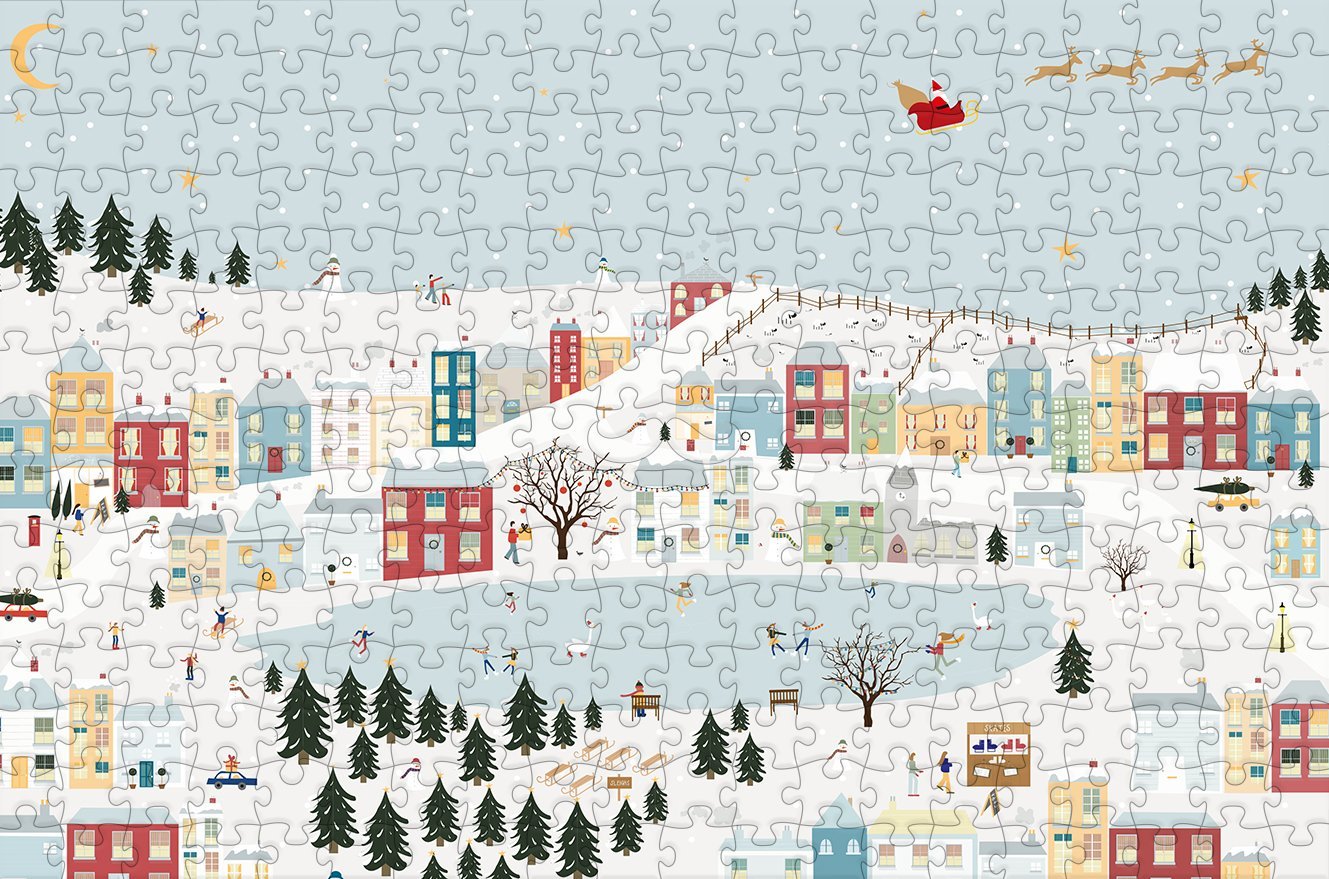 Christmas Memories 300 Piece Wooden Jigsaw Puzzle