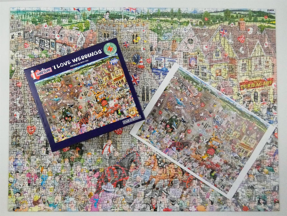 Mike Jupp I Love Weddings 1000 Piece Jigsaw Puzzle AJP UK