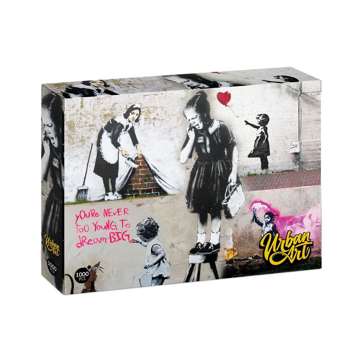 Banksy - Girl on a Stool 1000 Piece Jigsaw Puzzle