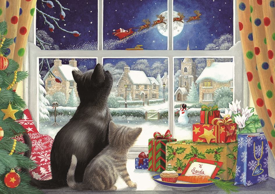 Waiting for Santa 1000 Piece Jigsaw Puzzle