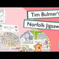 Map of Norfolk - Tim Bulmer 1000 Piece Jigsaw Puzzle