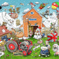 Jigsaw Puzzle - Christmas At Chaos Farm 1000 Or 500 Piece Jigsaw Puzzle
