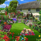 Jigsaw Puzzle - Dogs In A Cottage Garden 1000 Or 500 Piece Jigsaw Puzzles