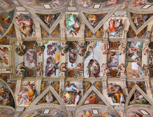 Jigsaw Puzzle - Sistine Chapel Ceiling By Michelangelo Jigsaw Puzzle â€¡ÃâÃ¬ 1000 Or 500 Pieces
