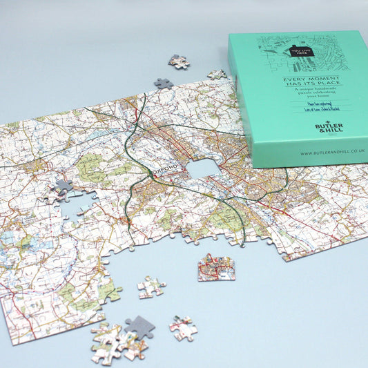 Personalised Jigsaw - Customised Map Jigsaw Puzzle