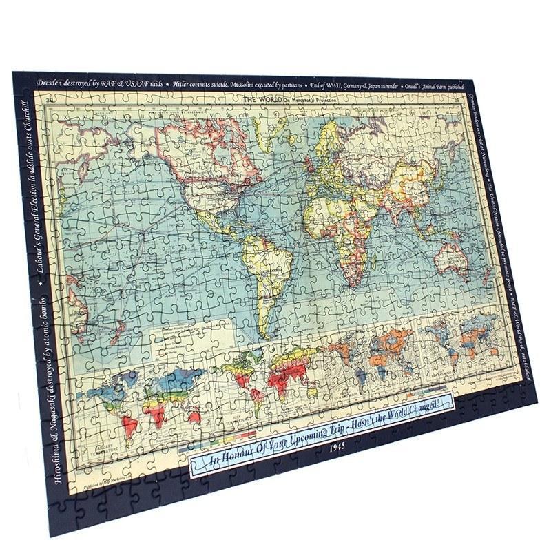 Personalised World Map Puzzle - All Jigsaw Puzzles UK
 - 4