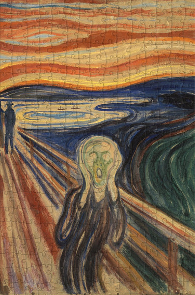 The Scream by Edvard Munch 300 Piece Wooden Jigsaw Puzzle – All